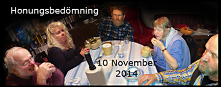 Honungsbedömning i november 2014 i Solberga